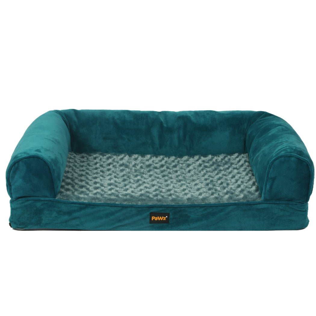 Orthopaedic Large Dog Bed Sofa with Memory Foam - Blue - Rivercity House & Home Co. (ABN 18 642 972 209) - Affordable Modern Furniture Australia