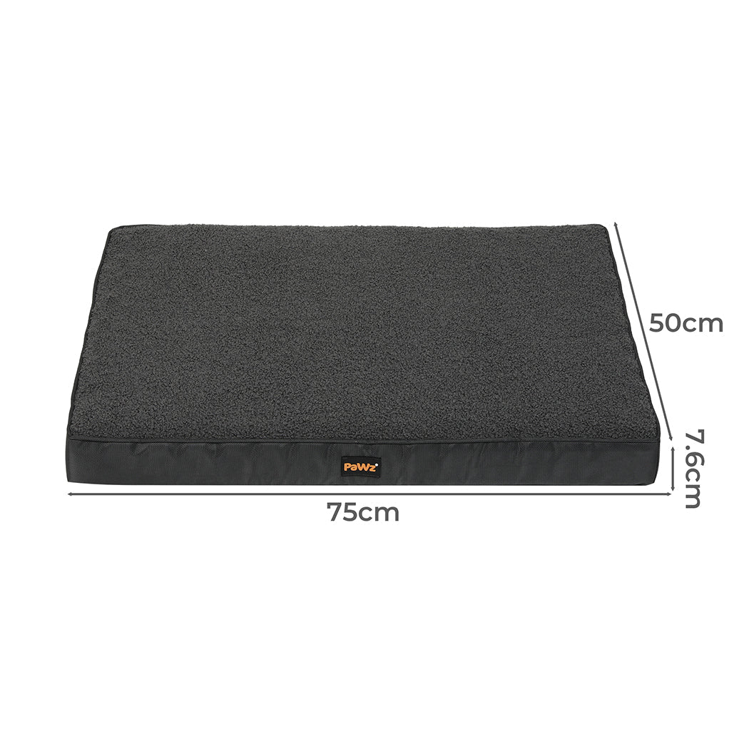 Orthopaedic Pet Dog Bed with Removable Cover - Grey - Rivercity House & Home Co. (ABN 18 642 972 209) - Affordable Modern Furniture Australia