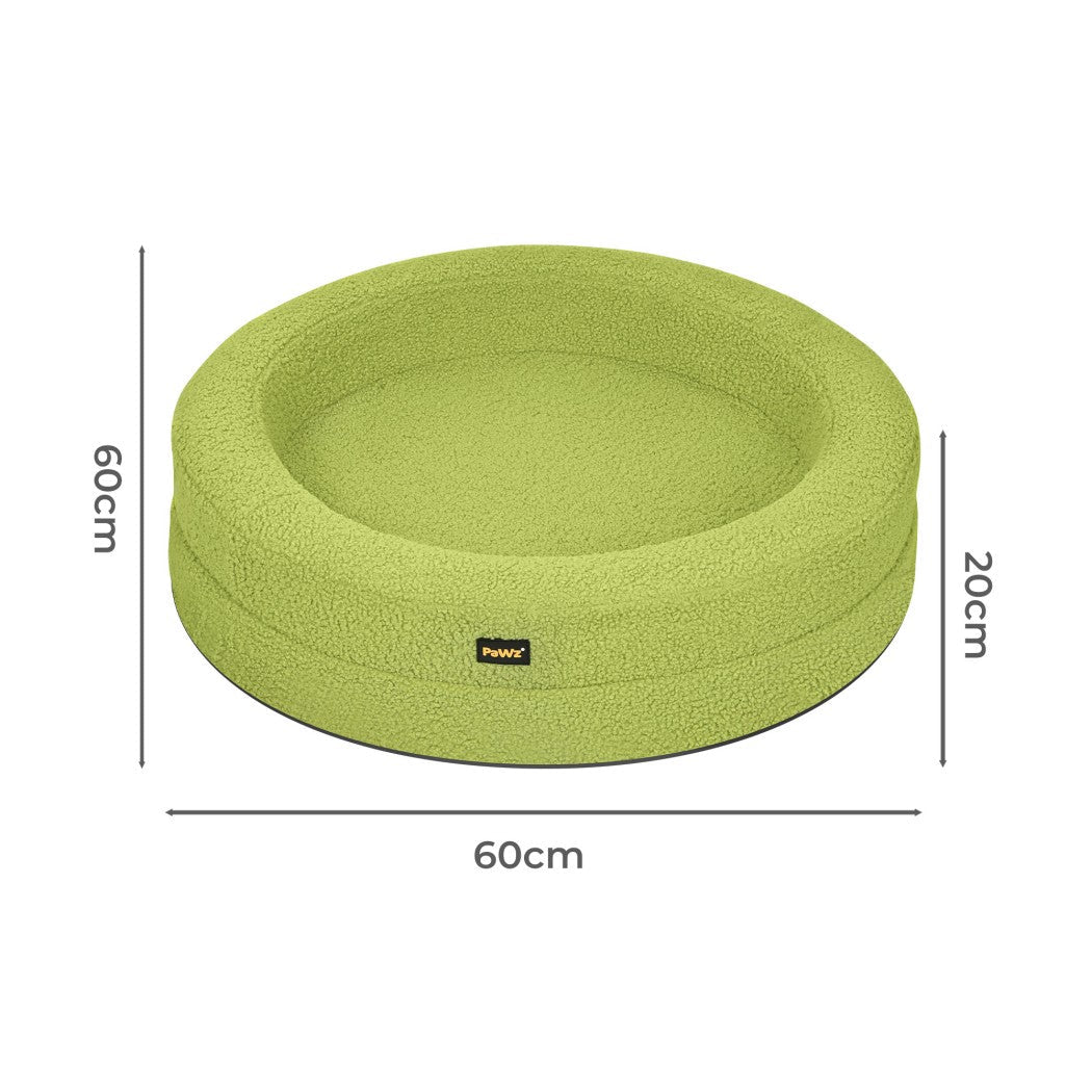 Orthopedic Memory Foam Calming Dog Bed with Bolstered Sides - Green - Rivercity House & Home Co. (ABN 18 642 972 209) - Affordable Modern Furniture Australia