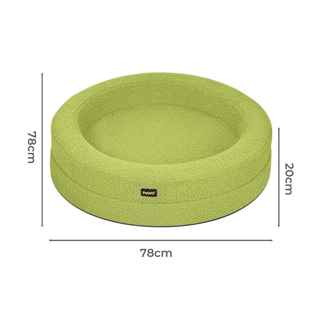 Orthopedic Memory Foam Calming Dog Bed with Bolstered Sides - Green - Rivercity House & Home Co. (ABN 18 642 972 209) - Affordable Modern Furniture Australia