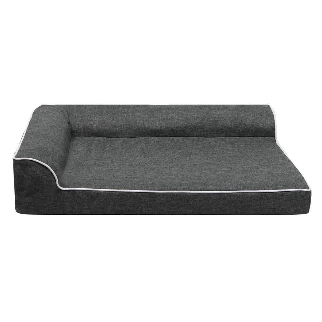 Orthopedic XL Dog Bed with Memory Foam Support - Grey - Rivercity House & Home Co. (ABN 18 642 972 209) - Affordable Modern Furniture Australia