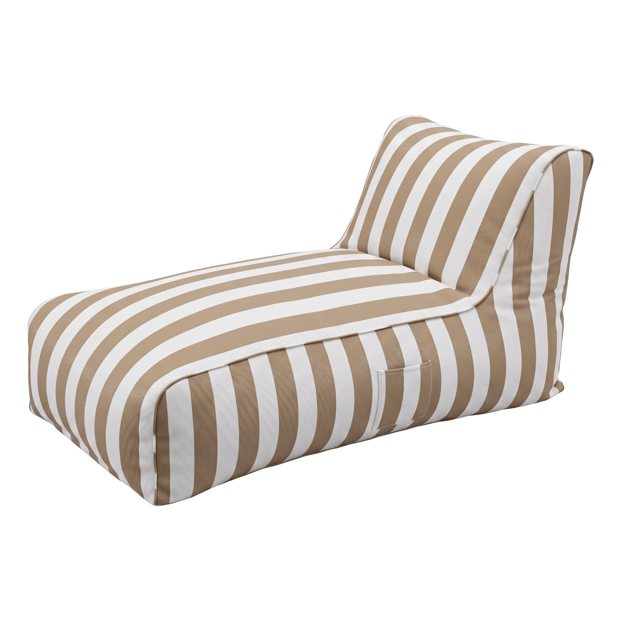 Outdoor Bean Bag Chair Cover (No Filler) Splash - Proof Beanbag Lounge Sofacover Stuffed Animal Storage Bean Bag Cover for Patio Poolside Relaxing, Taupe - Furniture > Sofas > Sofa Accessories - Rivercity House & Home Co. (ABN 18 642 972 209) - Affordable Modern Furniture Australia