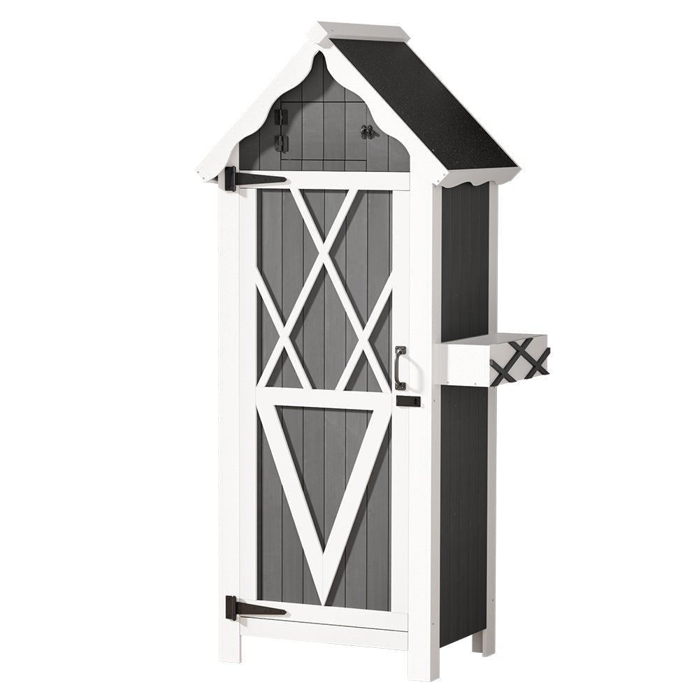 Outdoor Storage Cabinet Shed Box Wooden Shelf Chest Garden Furniture - Furniture > Outdoor > Outdoor Chairs - Rivercity House & Home Co. (ABN 18 642 972 209) - Affordable Modern Furniture Australia
