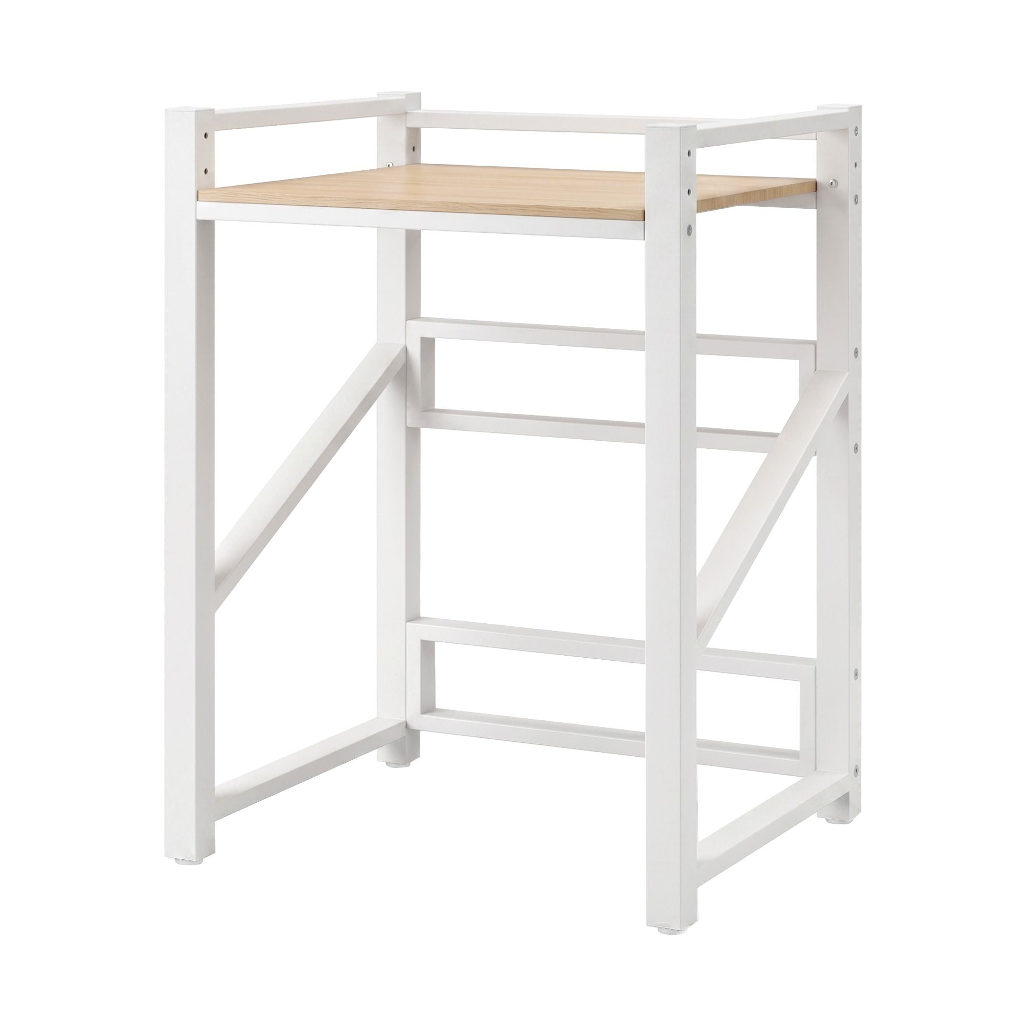 Over Washing Machine Rack Laundry Shelf Space Saver 75cm White - Furniture > Bathroom > Bathroom Cabinets, Cupboards & Storage - Rivercity House & Home Co. (ABN 18 642 972 209) - Affordable Modern Furniture Australia