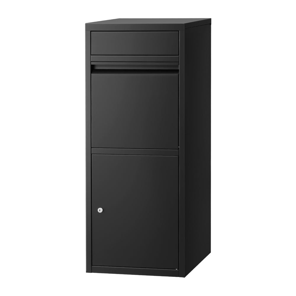 Parcel Letterbox Drop Box Package Mailbox Black - Commercial > Packaging > Postage Satchels & Boxes - Rivercity House & Home Co. (ABN 18 642 972 209) - Affordable Modern Furniture Australia