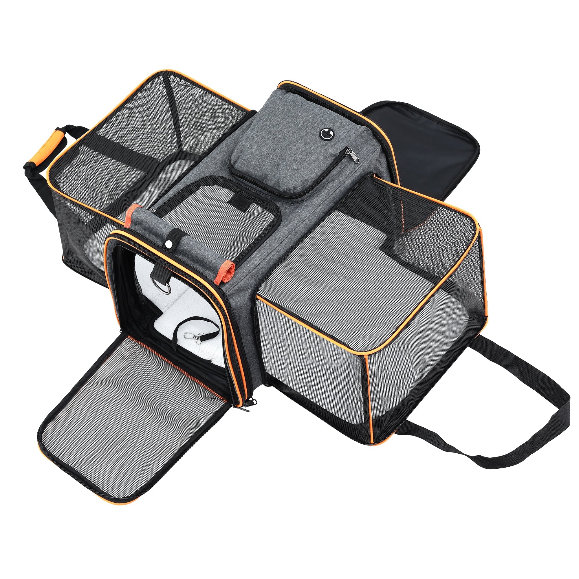 Pet Carrier Bag Foldable Expandable Dog Cat Travel Cage Portable Car Kennel - Pet Care > Dog Supplies > Dog Carriers & Crates - Rivercity House & Home Co. (ABN 18 642 972 209) - Affordable Modern Furniture Australia