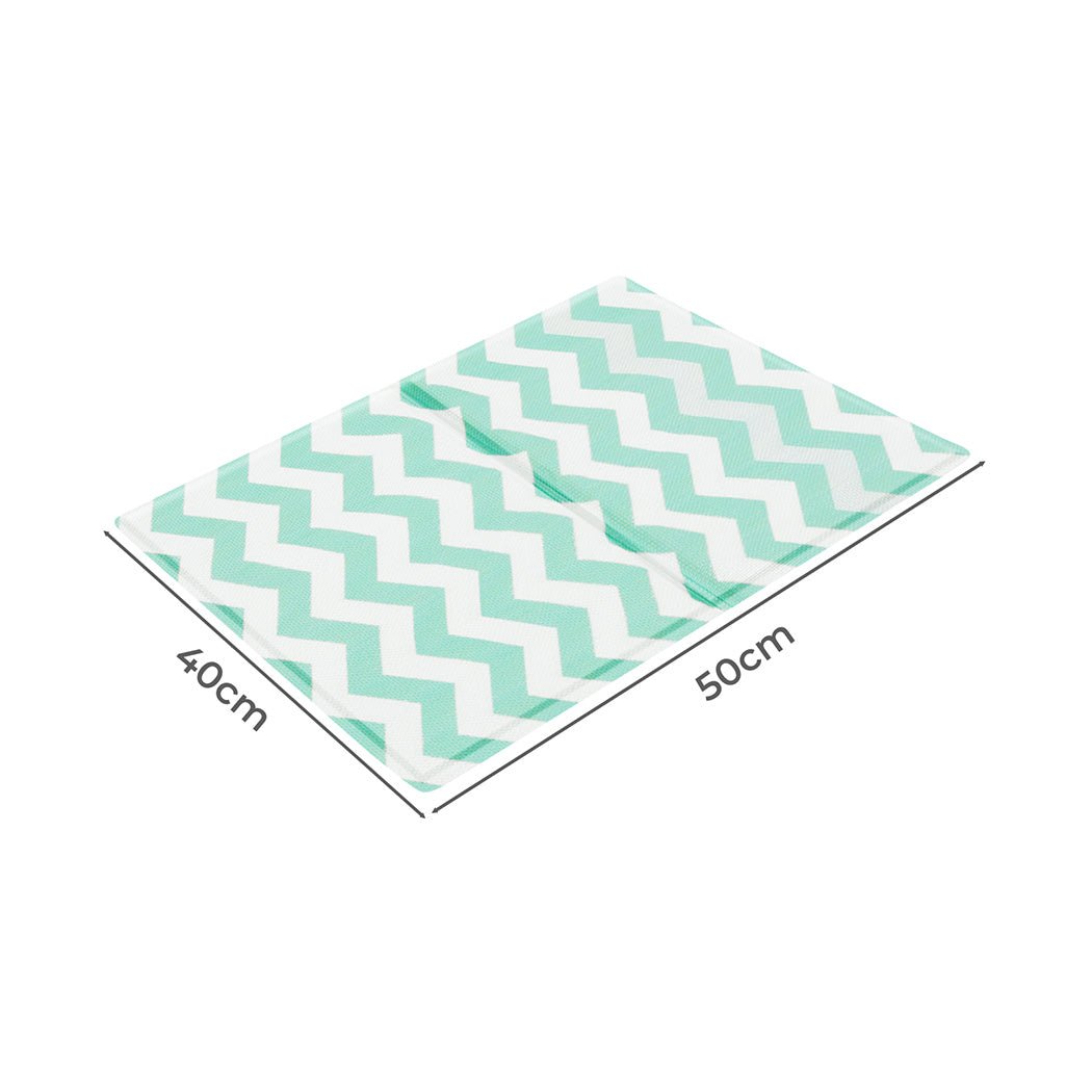 Pet Cooling Mat 40x50cm with Textured Surface - Green - Rivercity House & Home Co. (ABN 18 642 972 209) - Affordable Modern Furniture Australia