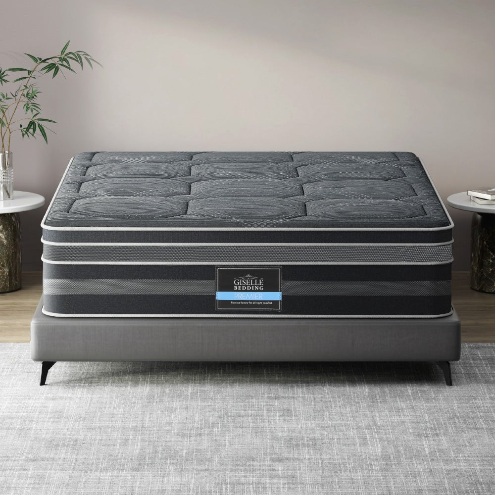 Platinum Series 7 Zone Dual Euro Top Mattress 35CM Thick - Queen - Furniture > Mattresses - Rivercity House & Home Co. (ABN 18 642 972 209) - Affordable Modern Furniture Australia