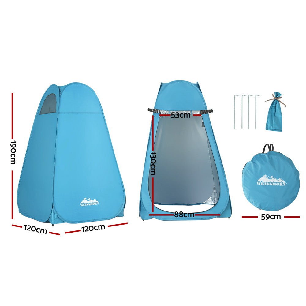 Pop up Camping Shower Toilet Tent Outdoor Privacy Change Room - Outdoor Recreation > Camping > Portable Toilets & Showers - Rivercity House & Home Co. (ABN 18 642 972 209) - Affordable Modern Furniture Australia