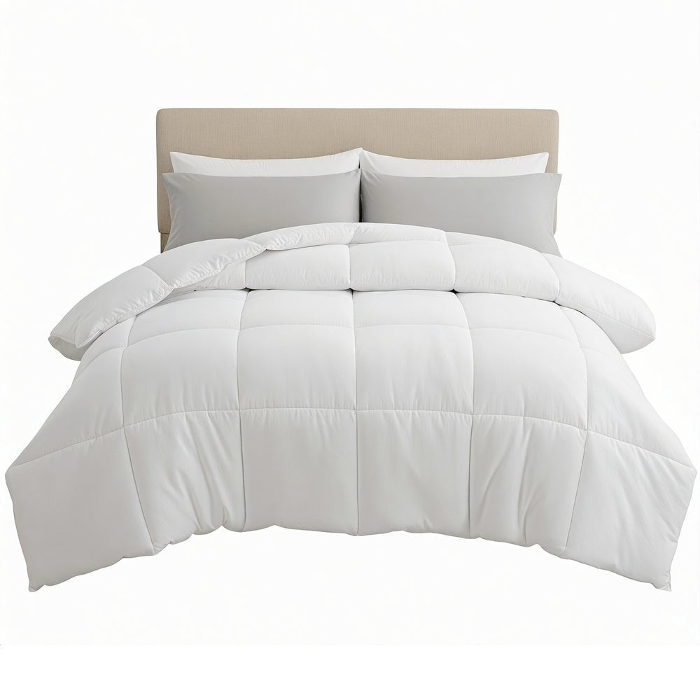Queen Size 400GSM Microfiber Quilt All Season Duvet Quilts Comforter Winter Summer - Home & Garden > Bedding > Quilts & Duvets - Rivercity House & Home Co. (ABN 18 642 972 209) - Affordable Modern Furniture Australia