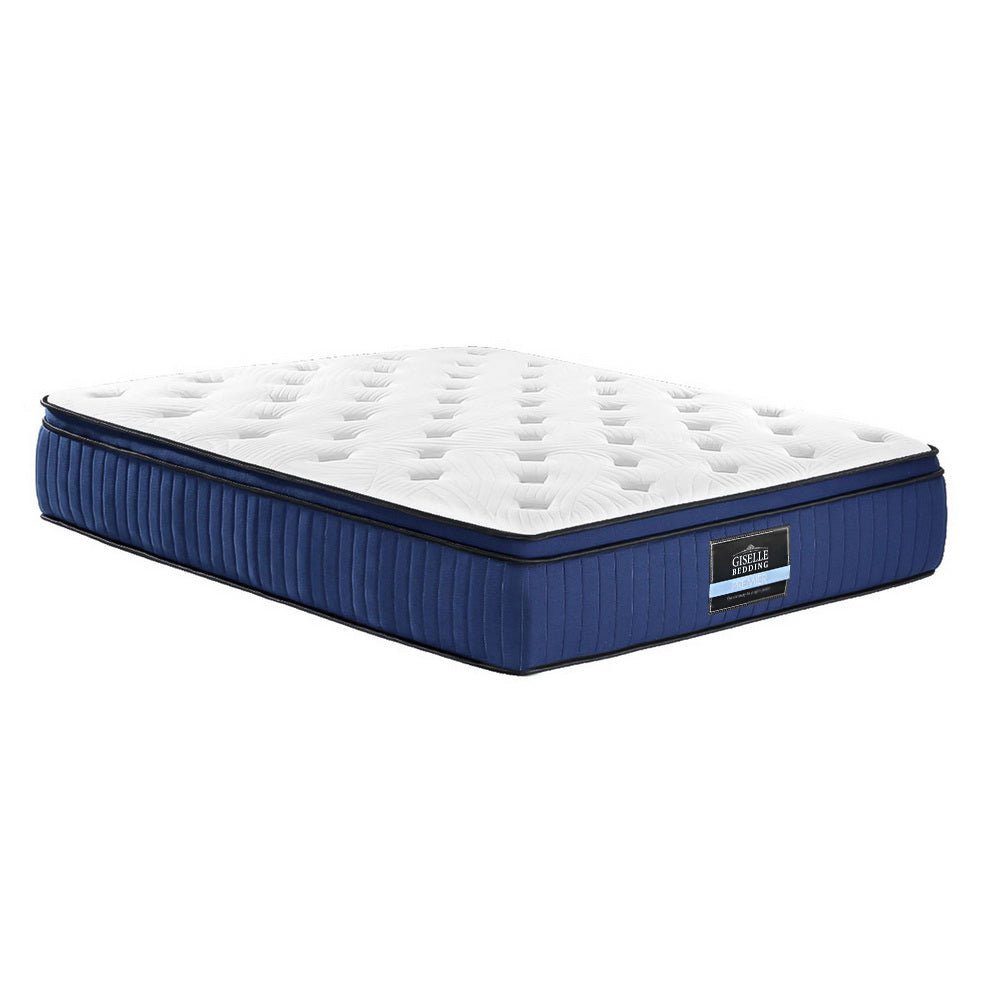 Queen Size | Franky Euro Top Cool Gel Pocket Spring Mattress (Medium Firm) - Rivercity House & Home Co. (ABN 18 642 972 209) - Affordable Modern Furniture Australia