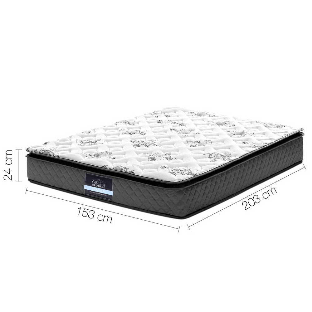 Queen Size | Rocco Bonnell Spring Pillow Top Mattress (Medium) - Rivercity House & Home Co. (ABN 18 642 972 209) - Affordable Modern Furniture Australia