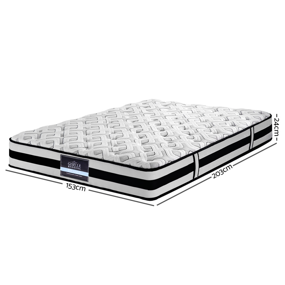 Queen Size | Rumba Tight Top Pocket Spring Mattress (Ultra Firm) - Rivercity House & Home Co. (ABN 18 642 972 209) - Affordable Modern Furniture Australia