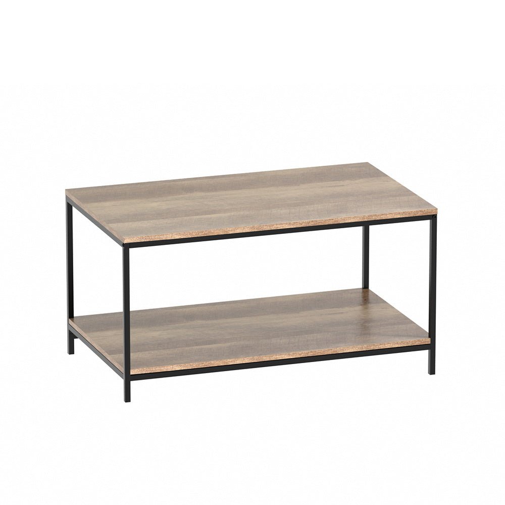 Rustic Vintage Look Coffee Table - Rivercity House & Home Co. (ABN 18 642 972 209) - Affordable Modern Furniture Australia