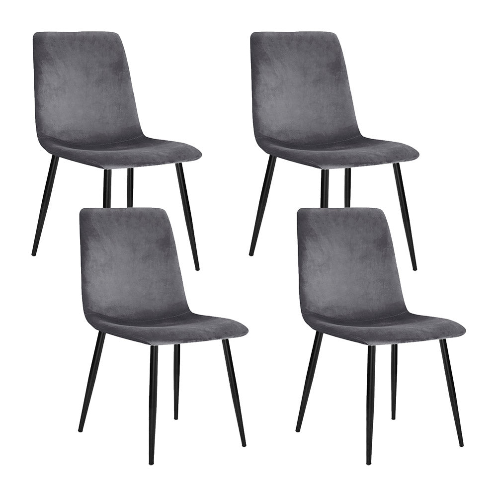 Set of 4 Modern Dining Chairs - Rivercity House & Home Co. (ABN 18 642 972 209) - Affordable Modern Furniture Australia
