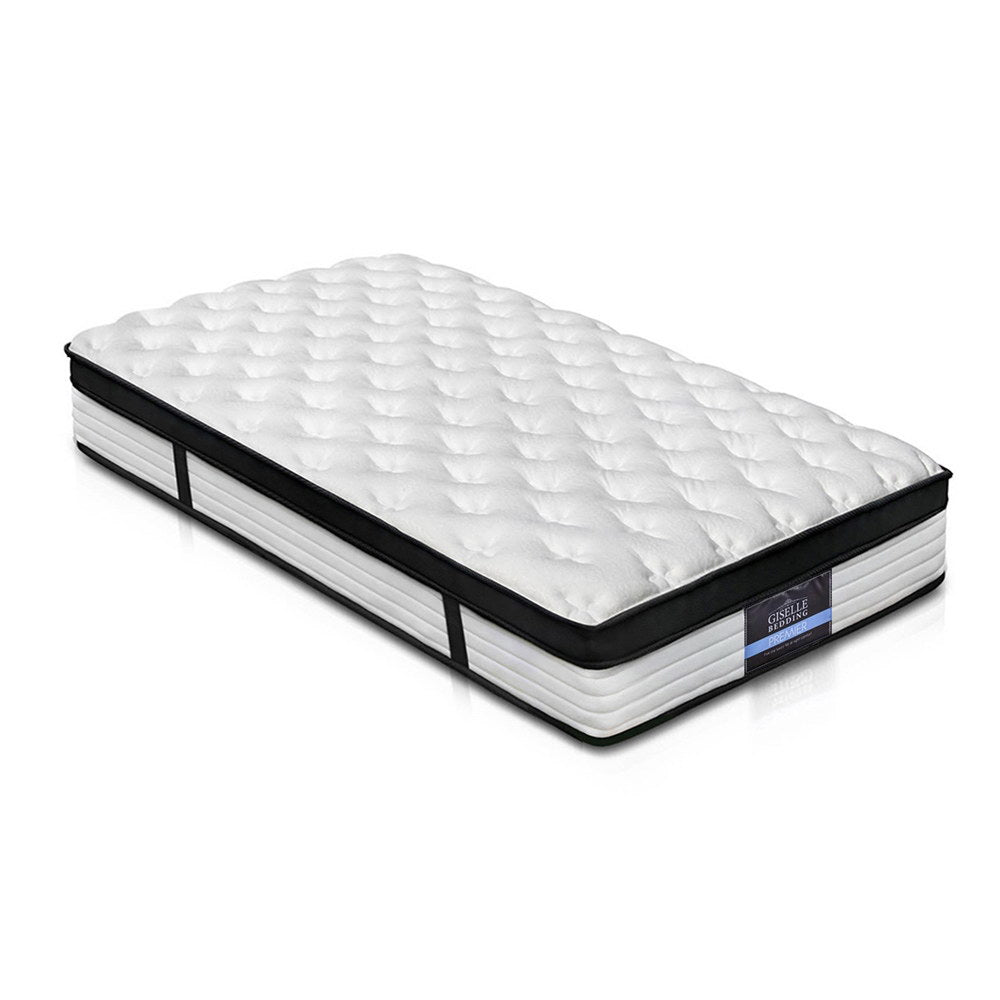 Single Size | Devon Euro Top Pocket Spring Mattress (Medium) - Rivercity House & Home Co. (ABN 18 642 972 209) - Affordable Modern Furniture Australia