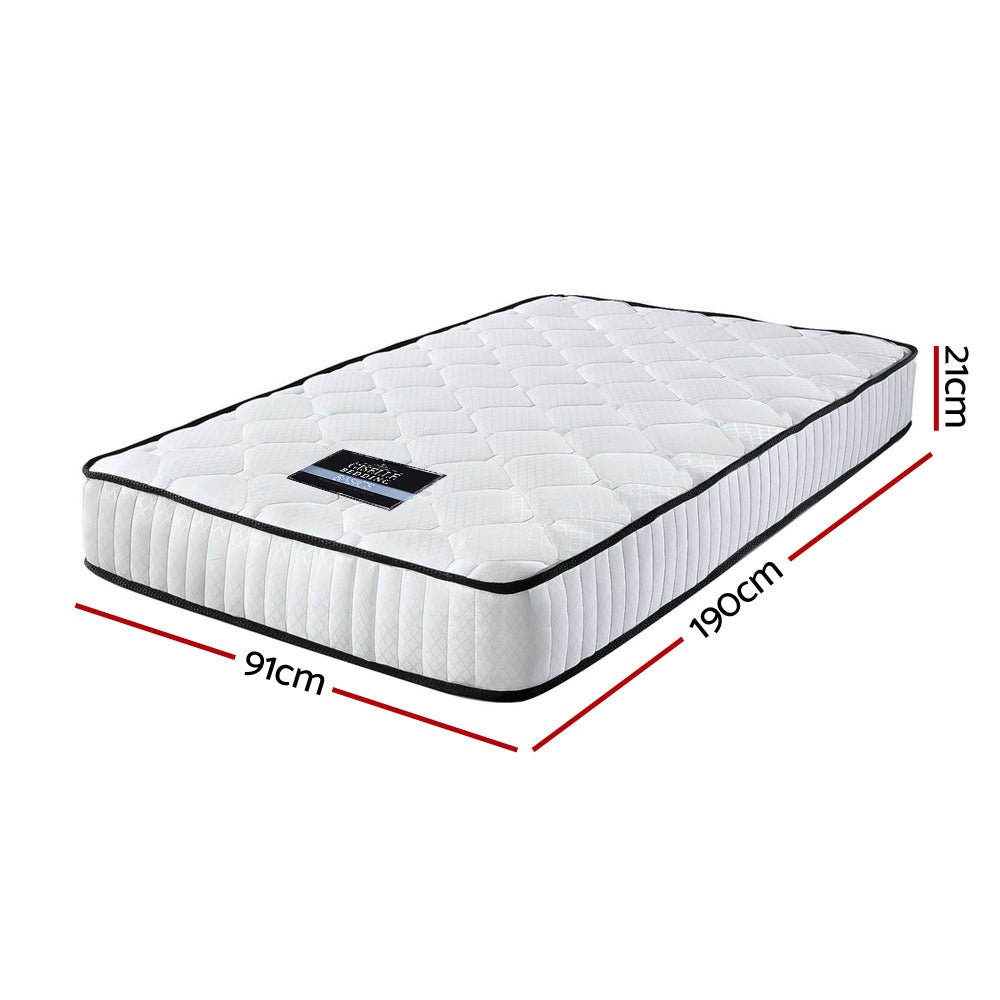Single Size | Peyton Pocket Spring Mattress (Medium) - Rivercity House & Home Co. (ABN 18 642 972 209) - Affordable Modern Furniture Australia