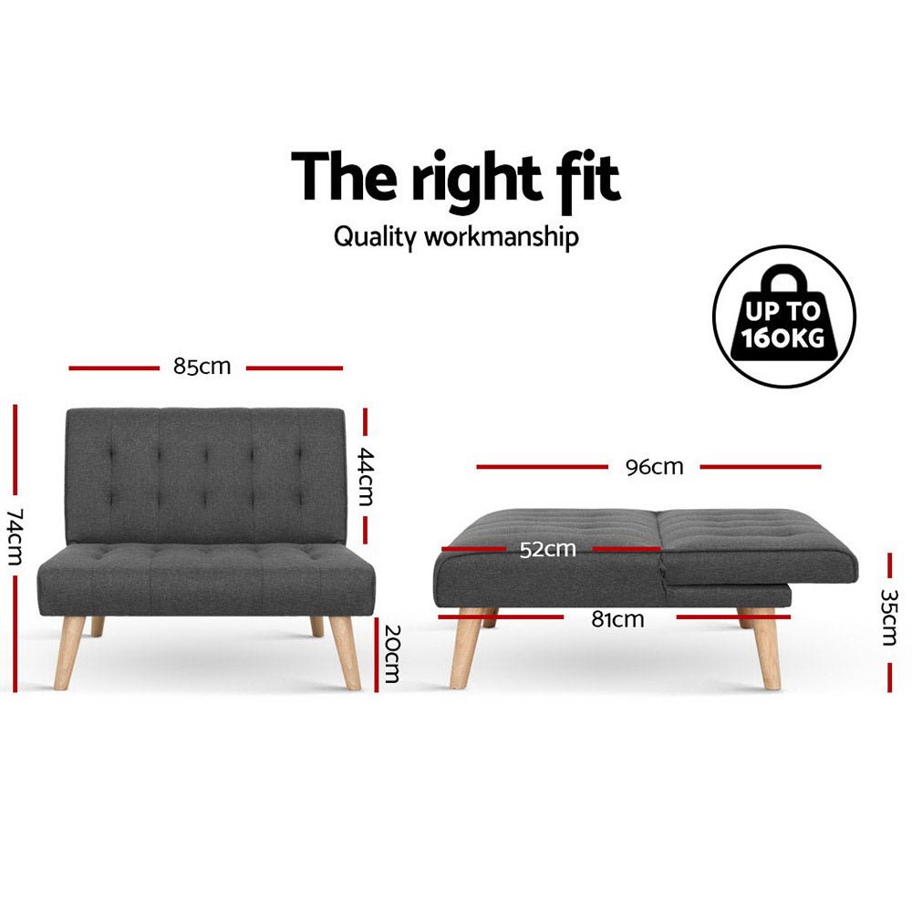 Sofa Lounge Recliner Futon Chair - Rivercity House & Home Co. (ABN 18 642 972 209) - Affordable Modern Furniture Australia
