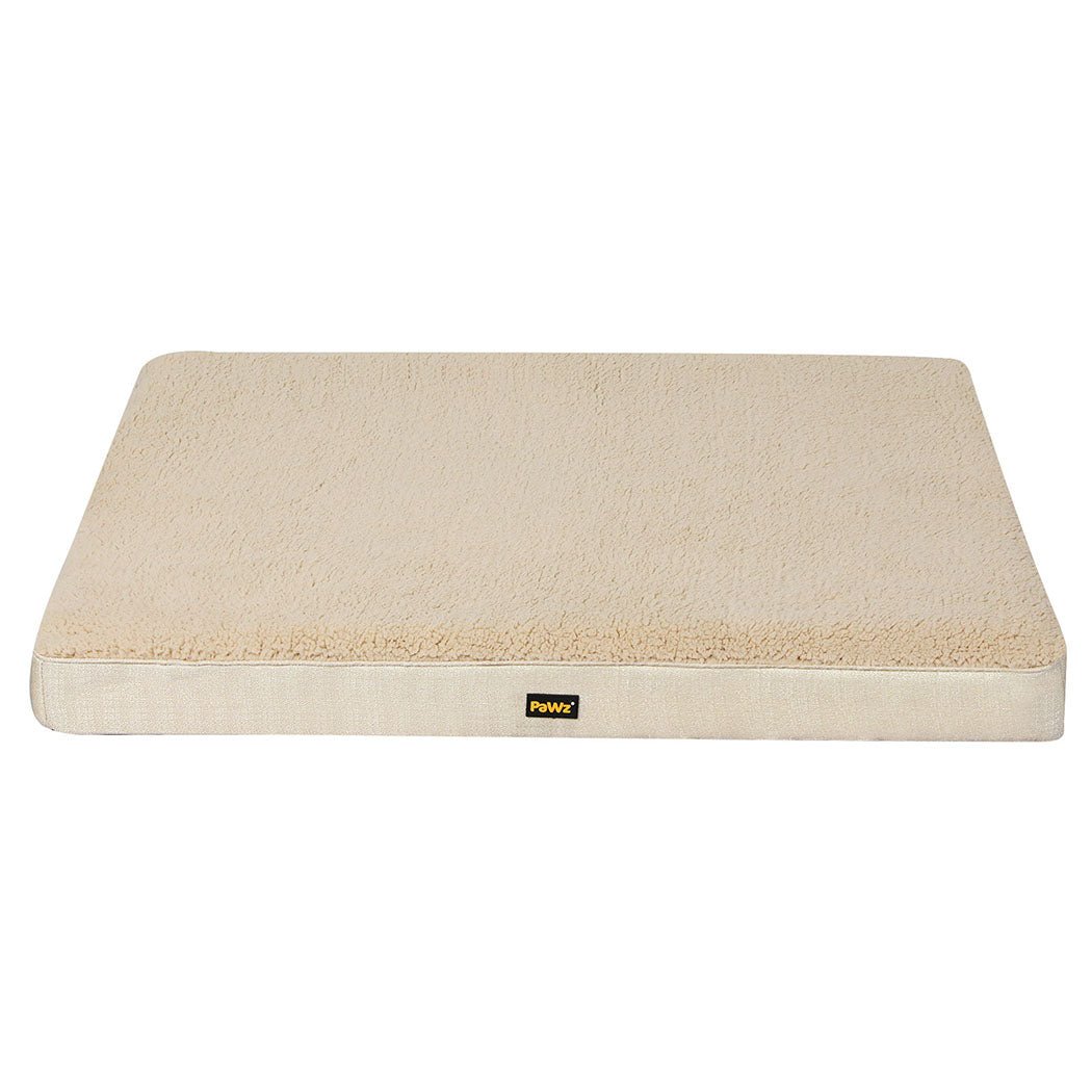 Soft Removable Washable Dog Bed Mat Cushion - Beige - Rivercity House & Home Co. (ABN 18 642 972 209) - Affordable Modern Furniture Australia