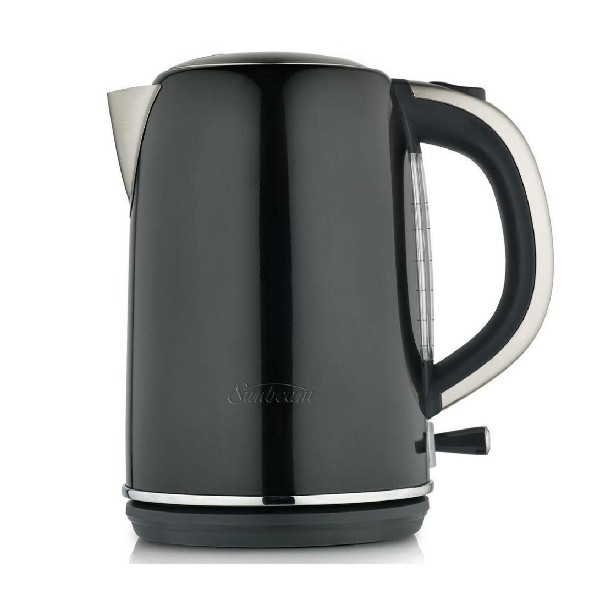Sunbeam 1.7l Simply Stylish Black Fast Boil Cordless Kettle - Appliances > Kitchen Appliances > Kettles - Rivercity House & Home Co. (ABN 18 642 972 209) - Affordable Modern Furniture Australia