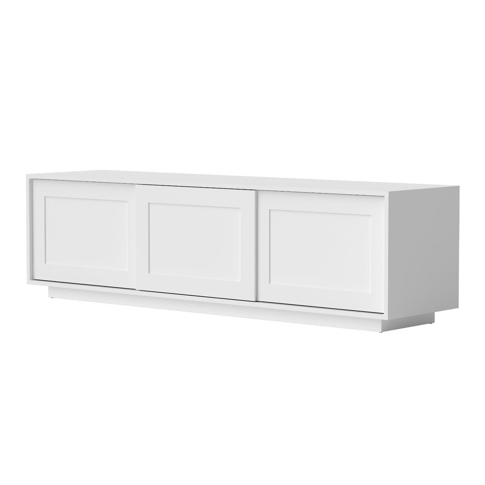 TV Unit Entertainment Unit Storage Cabinet 160cm White - Furniture > Living Room > TV Units - Rivercity House & Home Co. (ABN 18 642 972 209) - Affordable Modern Furniture Australia