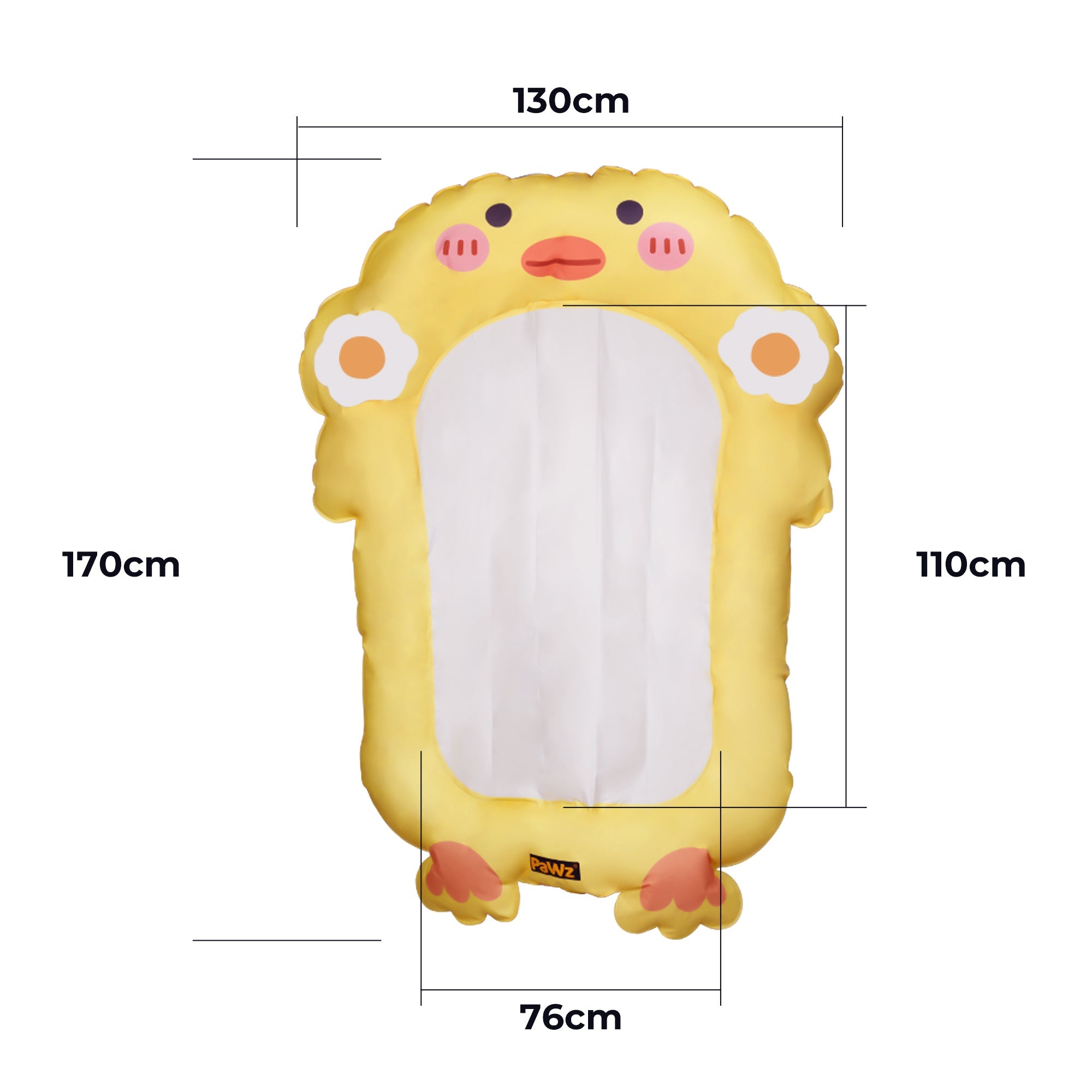 Ultra - Large Pet Cooling Mat for Dogs, Cats & Humans - Yellow - Rivercity House & Home Co. (ABN 18 642 972 209) - Affordable Modern Furniture Australia