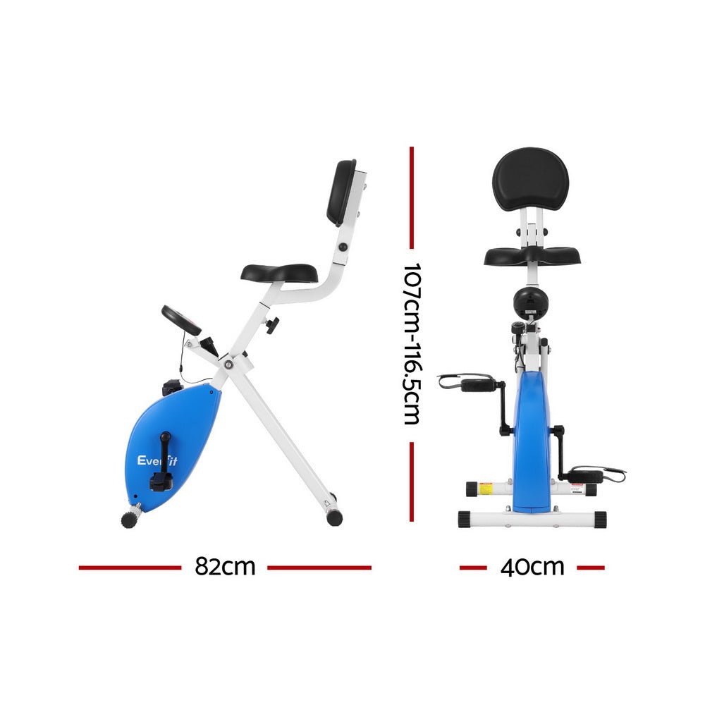 Under Desk Exercise Bike Magnetic Resistance X - bike Workouts 100kg Capacity - Sports & Fitness > Exercise, Gym & Fitness > Exercise Bikes - Rivercity House & Home Co. (ABN 18 642 972 209) - Affordable Modern Furniture Australia