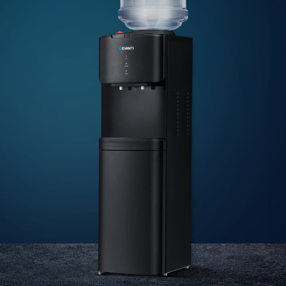 Water Cooler Dispenser Stand Black - Appliances > Kitchen Appliances > Water Dispensers - Rivercity House & Home Co. (ABN 18 642 972 209) - Affordable Modern Furniture Australia