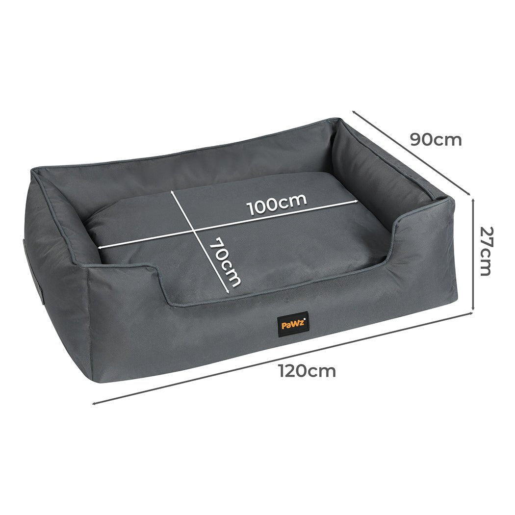 Waterproof Dog Calming Bed with Handles - Grey - Rivercity House & Home Co. (ABN 18 642 972 209) - Affordable Modern Furniture Australia