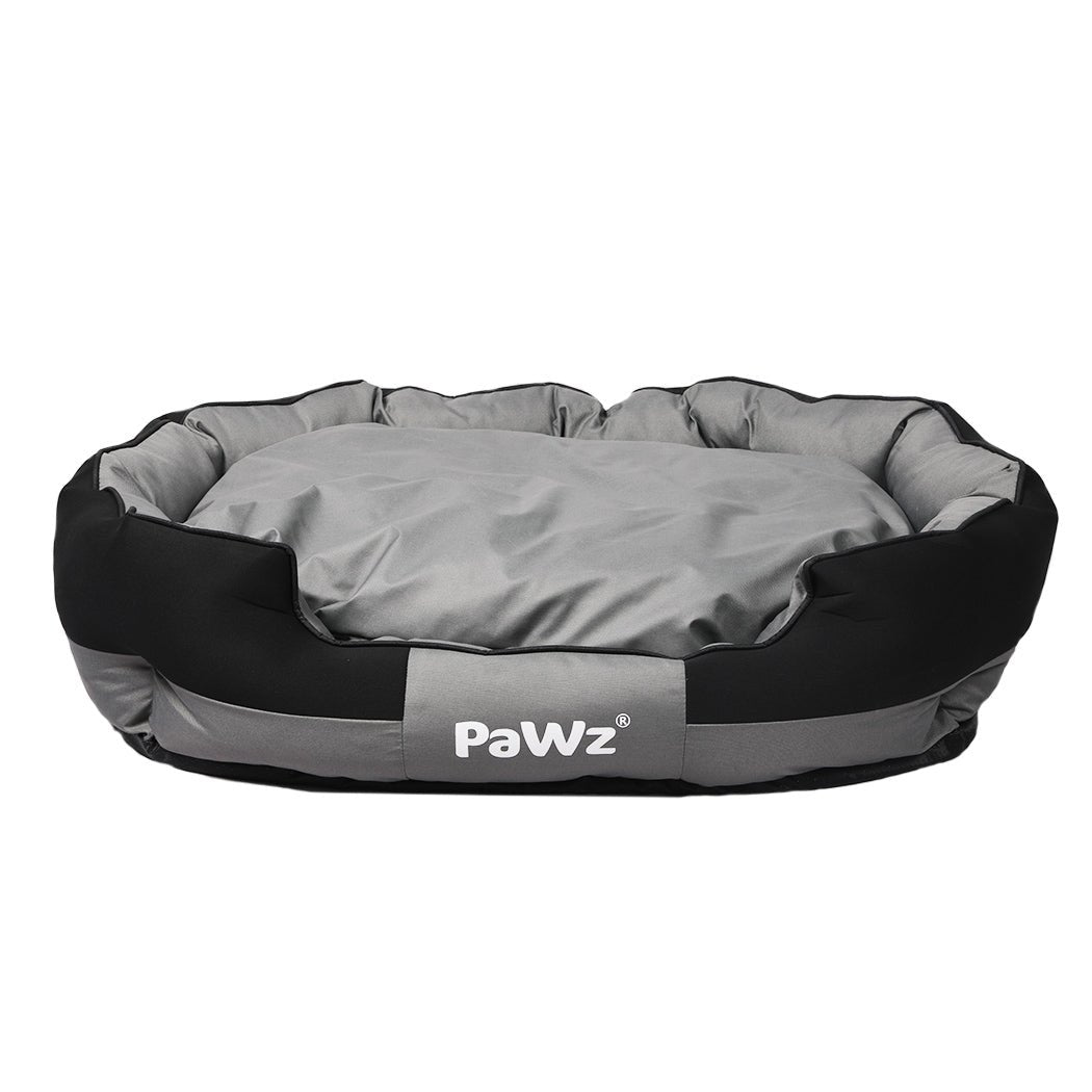 Waterproof Orthopaedic Medium Pet Dog Calming Bed - Grey & Black - Rivercity House & Home Co. (ABN 18 642 972 209) - Affordable Modern Furniture Australia