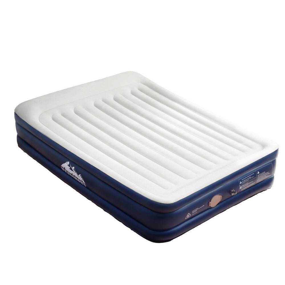 Weisshorn Air Mattress Double Inflatable Bed 46cm Air bed - Home & Garden > Inflatable Mattress - Rivercity House & Home Co. (ABN 18 642 972 209) - Affordable Modern Furniture Australia