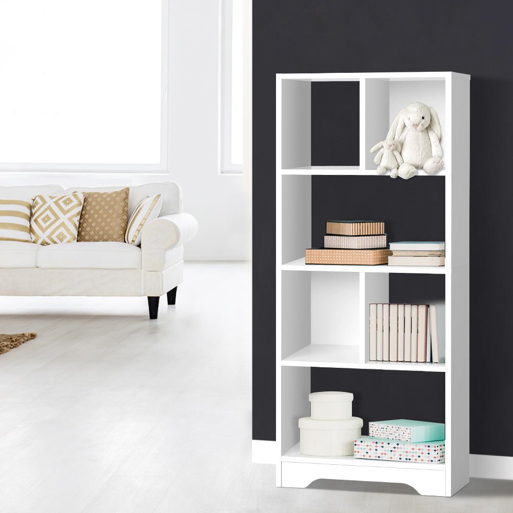White Display Shelf - Furniture - Rivercity House & Home Co. (ABN 18 642 972 209) - Affordable Modern Furniture Australia