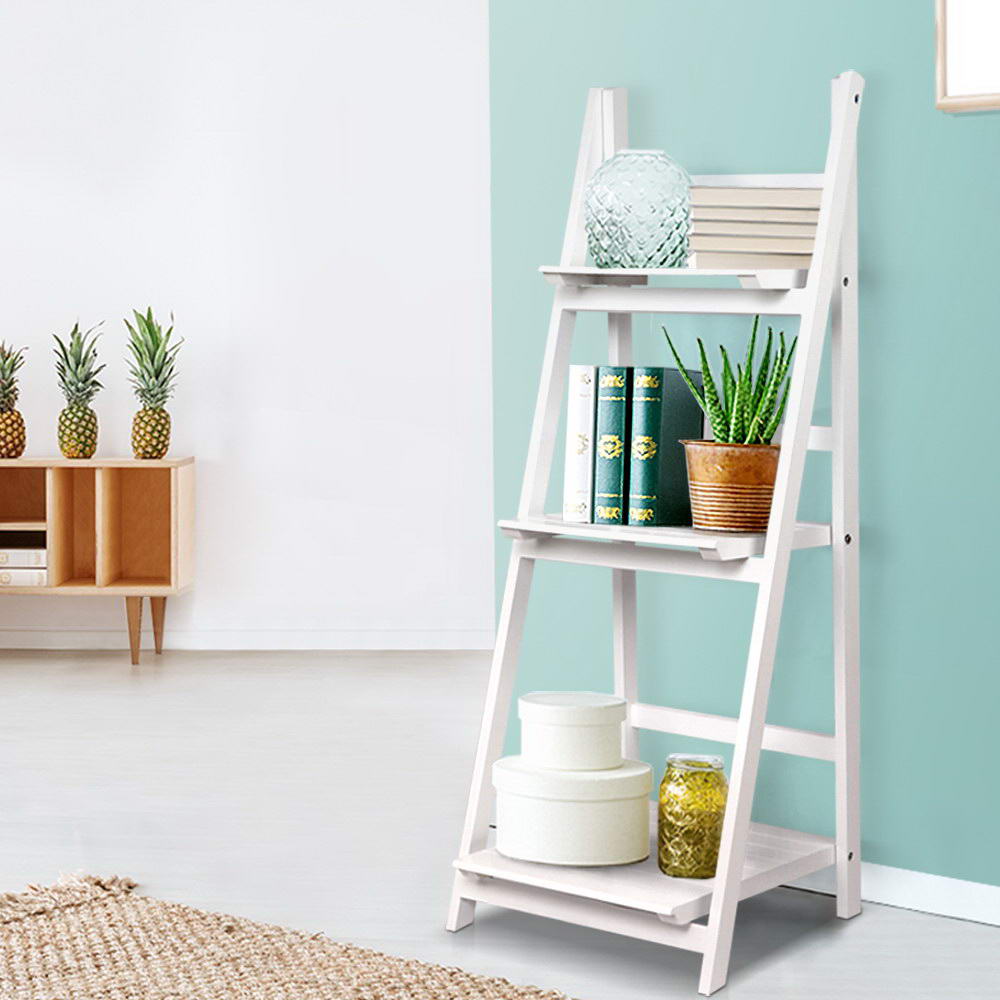 White Ladder Shelf - Furniture - Rivercity House & Home Co. (ABN 18 642 972 209) - Affordable Modern Furniture Australia