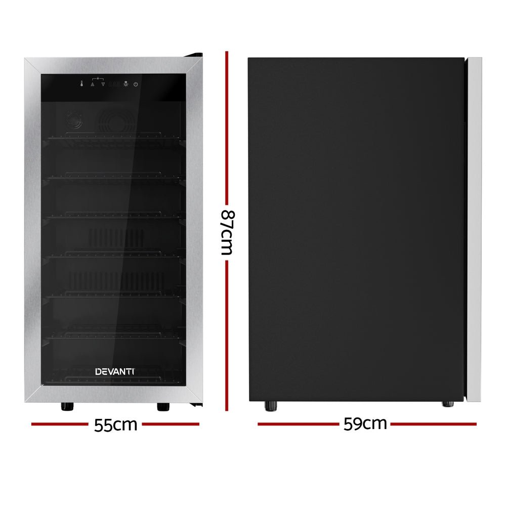 Wine Fridge Cooler 42 Bottles - Appliances > Fridges & Freezers > Wine Fridges - Rivercity House & Home Co. (ABN 18 642 972 209) - Affordable Modern Furniture Australia