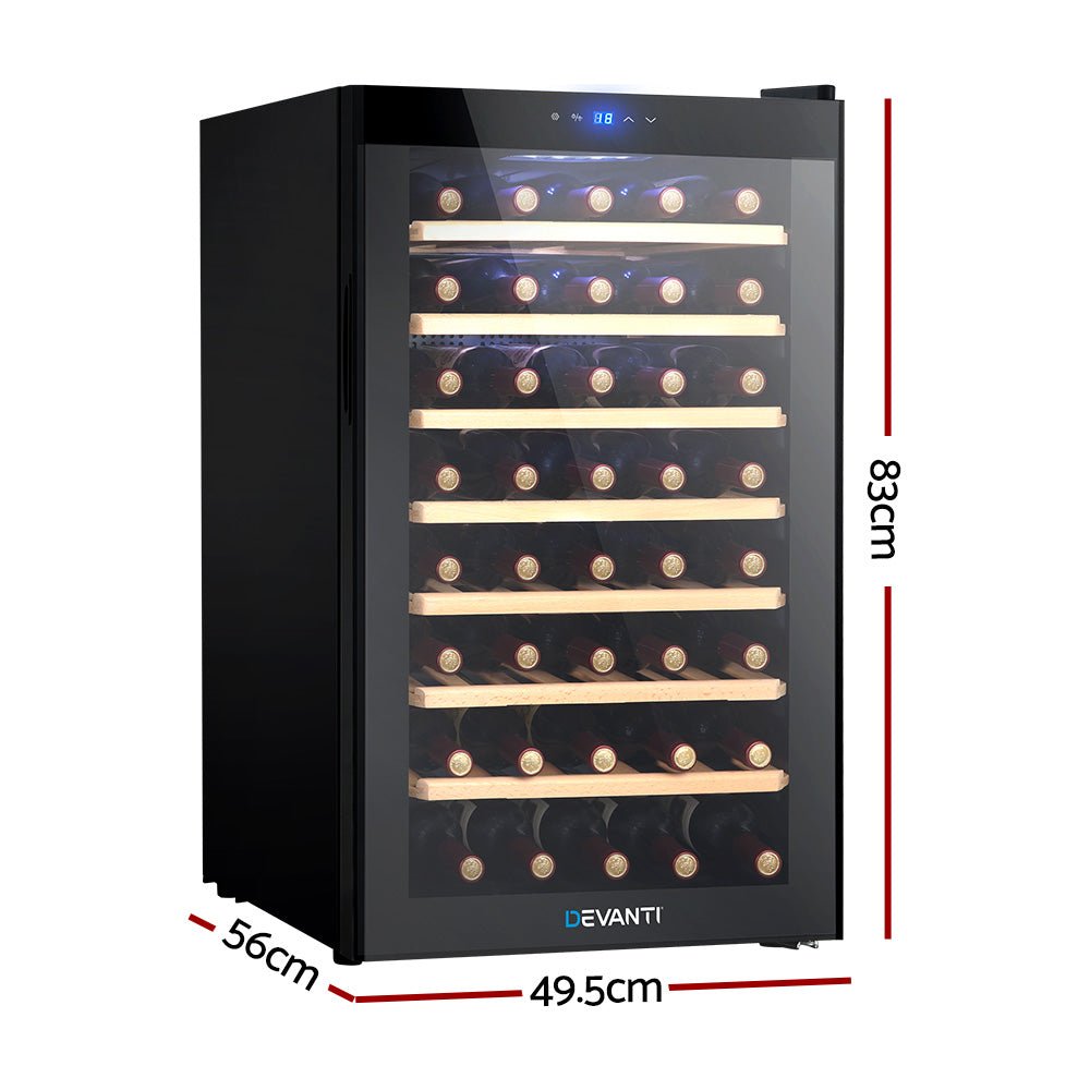 Wine Fridge Cooler 51 Bottles - Appliances > Fridges & Freezers > Wine Fridges - Rivercity House & Home Co. (ABN 18 642 972 209) - Affordable Modern Furniture Australia