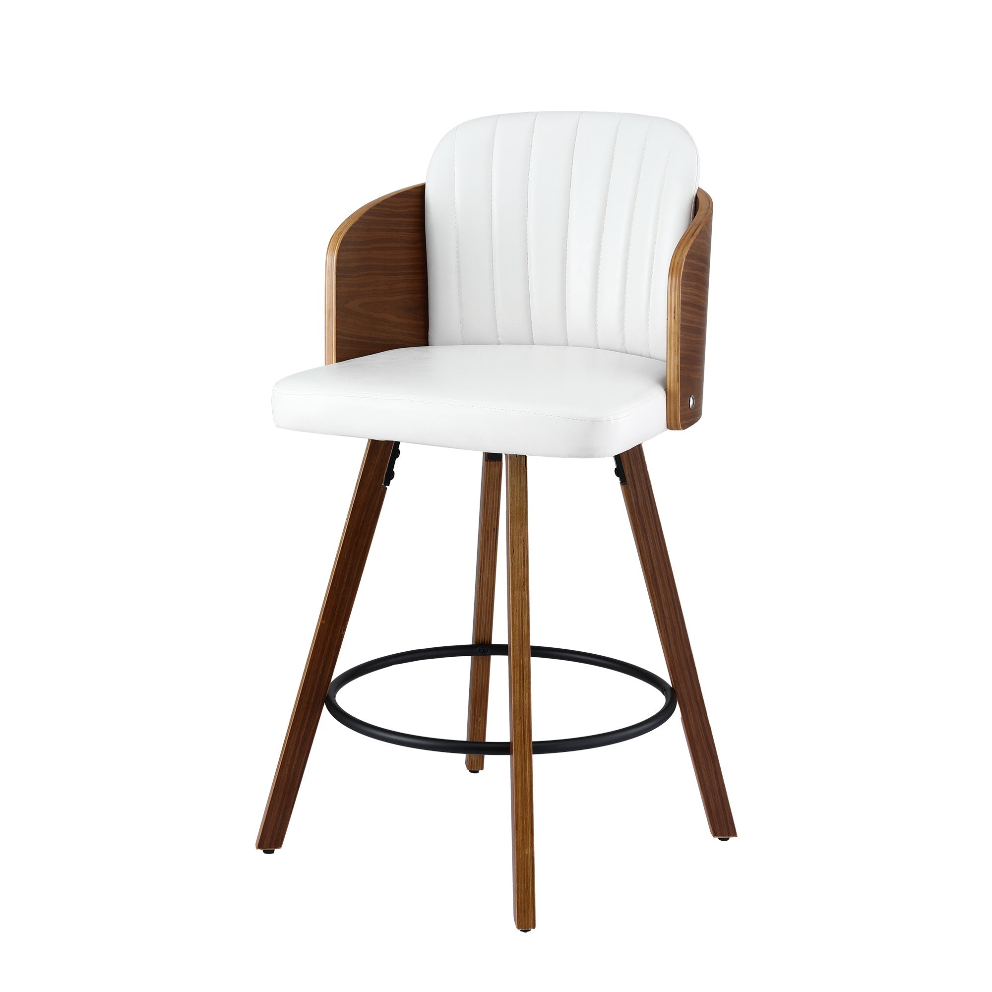 Wooden Bar Stools Swivel Kitchen Counter Stool Chair 58cm Seat Height - Furniture > Bar Stools & Chairs > Table & Bar Stools - Rivercity House & Home Co. (ABN 18 642 972 209) - Affordable Modern Furniture Australia