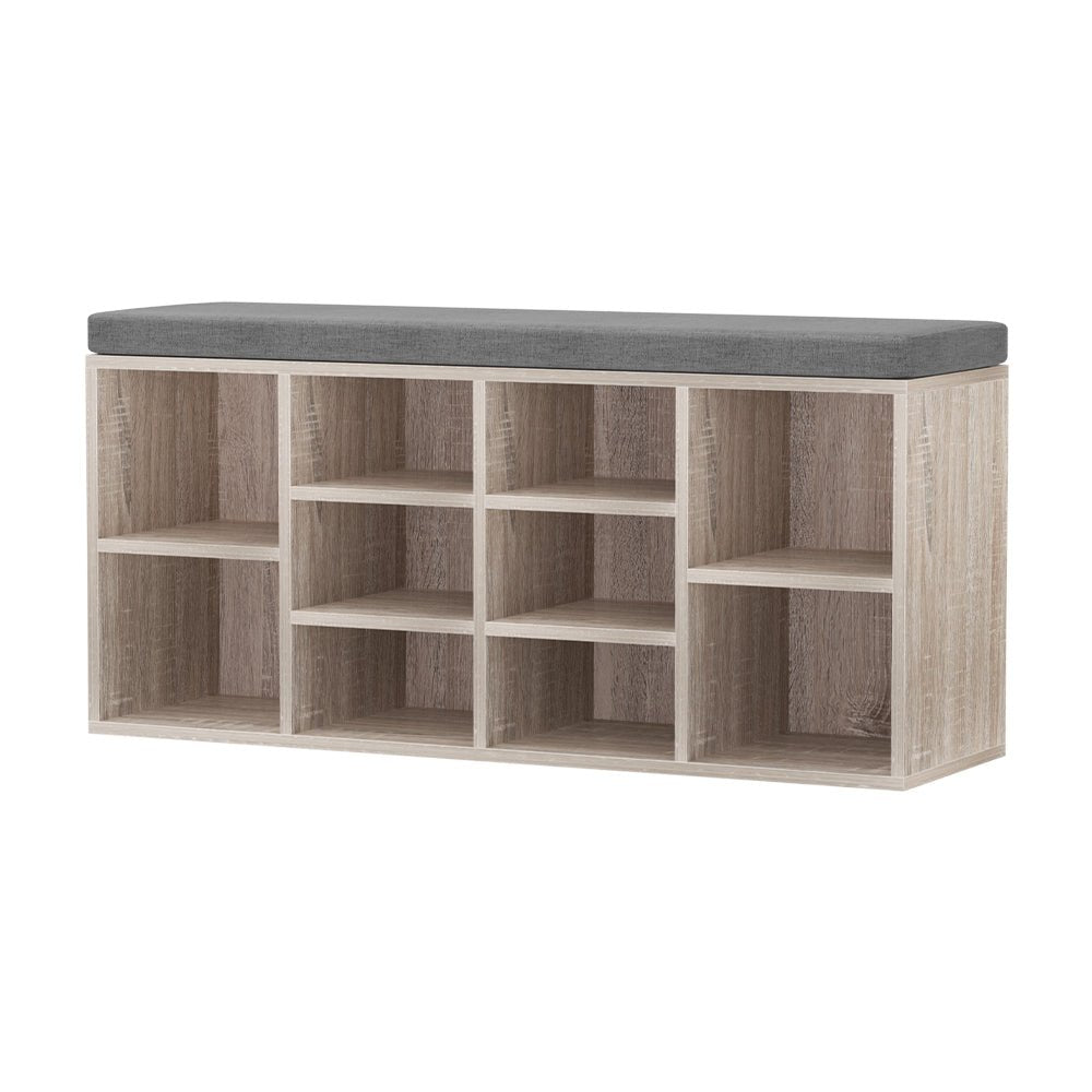 Wooden Bench Shoe Rack - Rivercity House & Home Co. (ABN 18 642 972 209) - Affordable Modern Furniture Australia