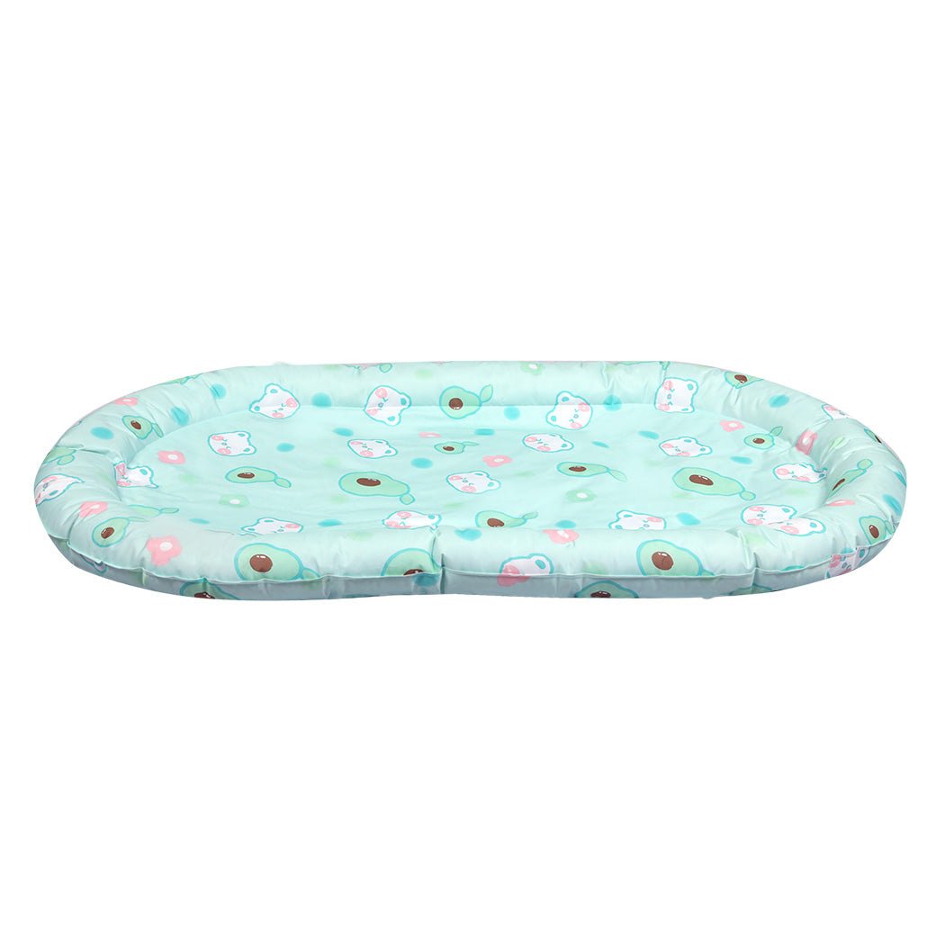 XL Pet Cooling Mat with Support Pillow - Green - Rivercity House & Home Co. (ABN 18 642 972 209) - Affordable Modern Furniture Australia