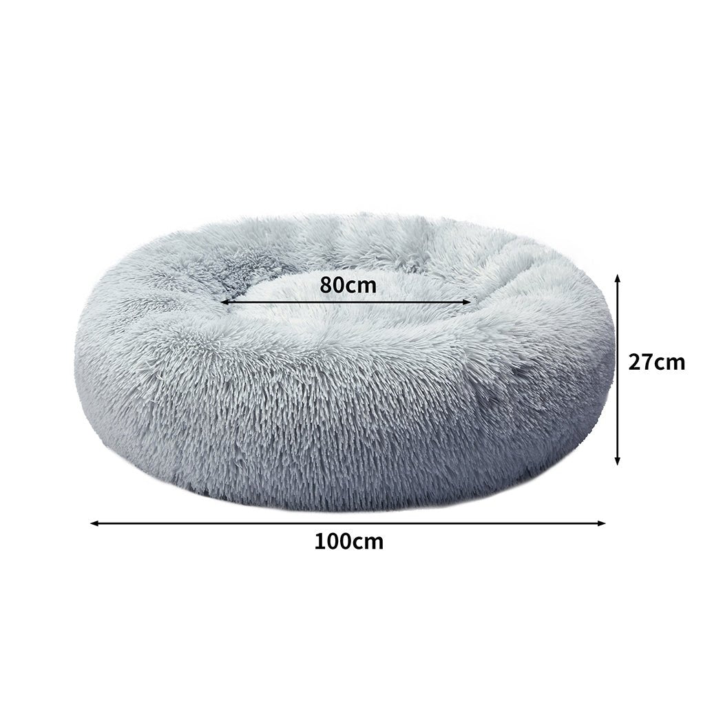XXL Dog Bed Mattress with Raised Rim for Anxiety Relief - Grey - Rivercity House & Home Co. (ABN 18 642 972 209) - Affordable Modern Furniture Australia
