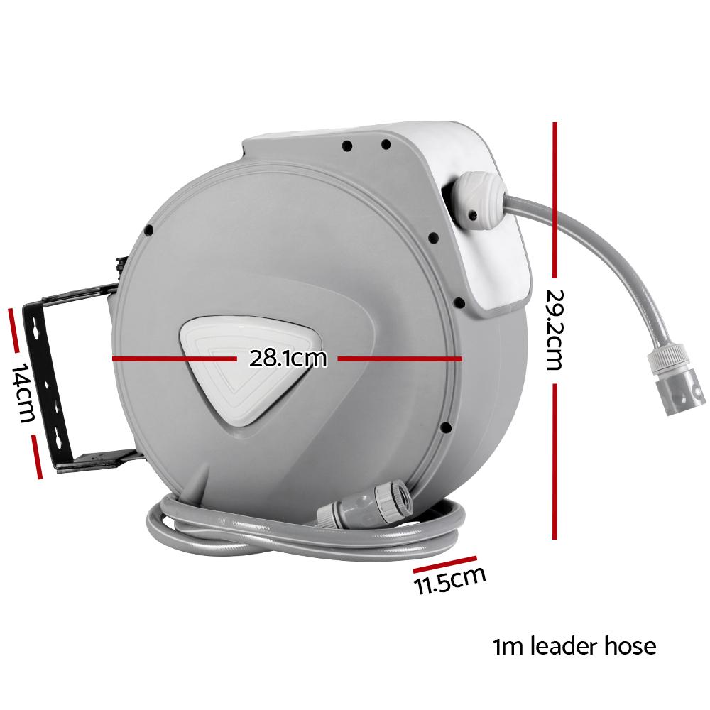 10M Retractable Water Hose Reel Garden Storage AutoRewind Spray Gun - Rivercity House & Home Co. (ABN 18 642 972 209) - Affordable Modern Furniture Australia