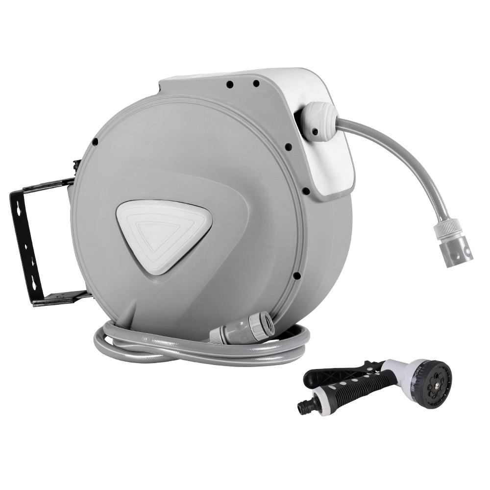 10M Retractable Water Hose Reel Garden Storage AutoRewind Spray Gun - Rivercity House & Home Co. (ABN 18 642 972 209) - Affordable Modern Furniture Australia