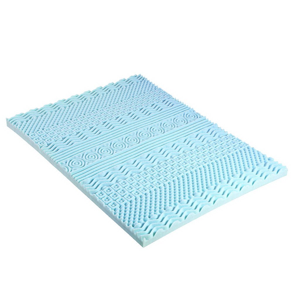 11-zone Memory Foam Mattress Topper 8cm - Single - Rivercity House & Home Co. (ABN 18 642 972 209) - Affordable Modern Furniture Australia