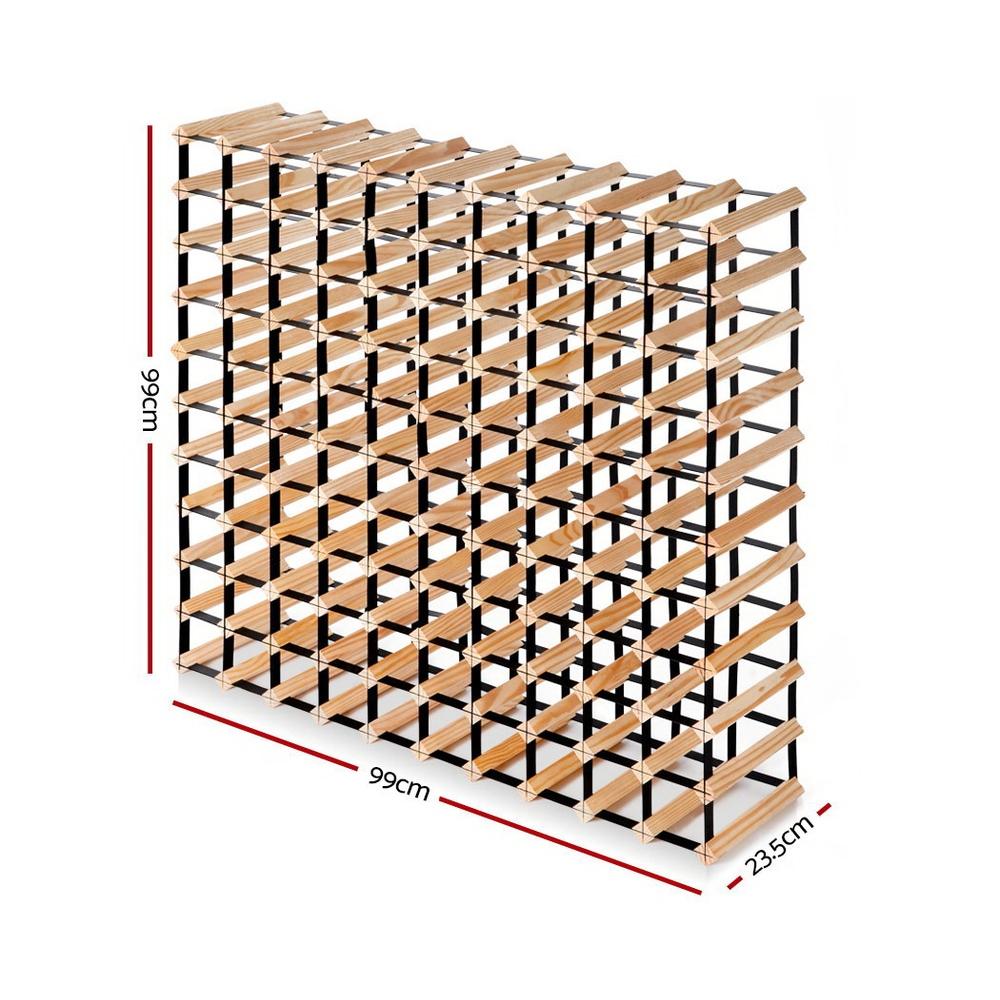 110 Bottle Timber Wine Rack - Rivercity House & Home Co. (ABN 18 642 972 209) - Affordable Modern Furniture Australia
