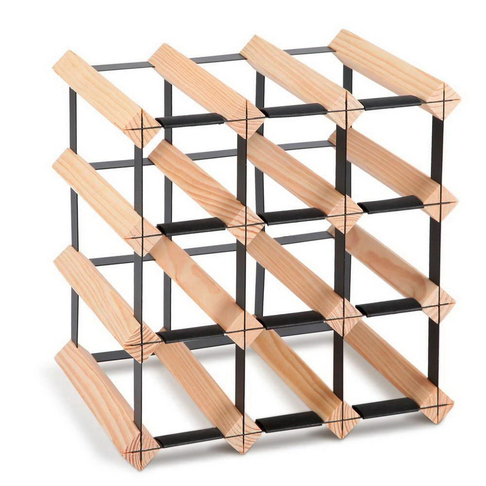 12 Bottle Timber Wine Rack - Home & Garden - Rivercity House & Home Co. (ABN 18 642 972 209) - Affordable Modern Furniture Australia