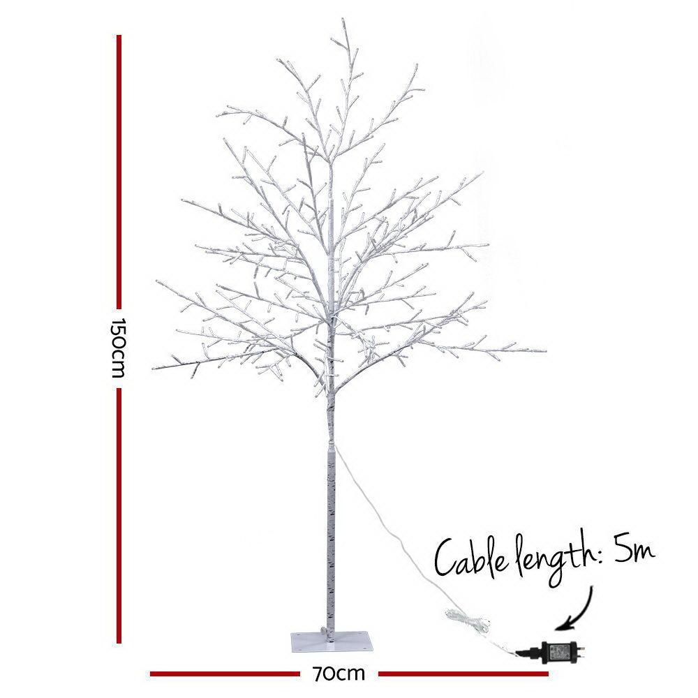 1.5M LED Christmas Branch Tree 304 LED Xmas Warm White Optic Fiber - Occasions - Rivercity House & Home Co. (ABN 18 642 972 209) - Affordable Modern Furniture Australia