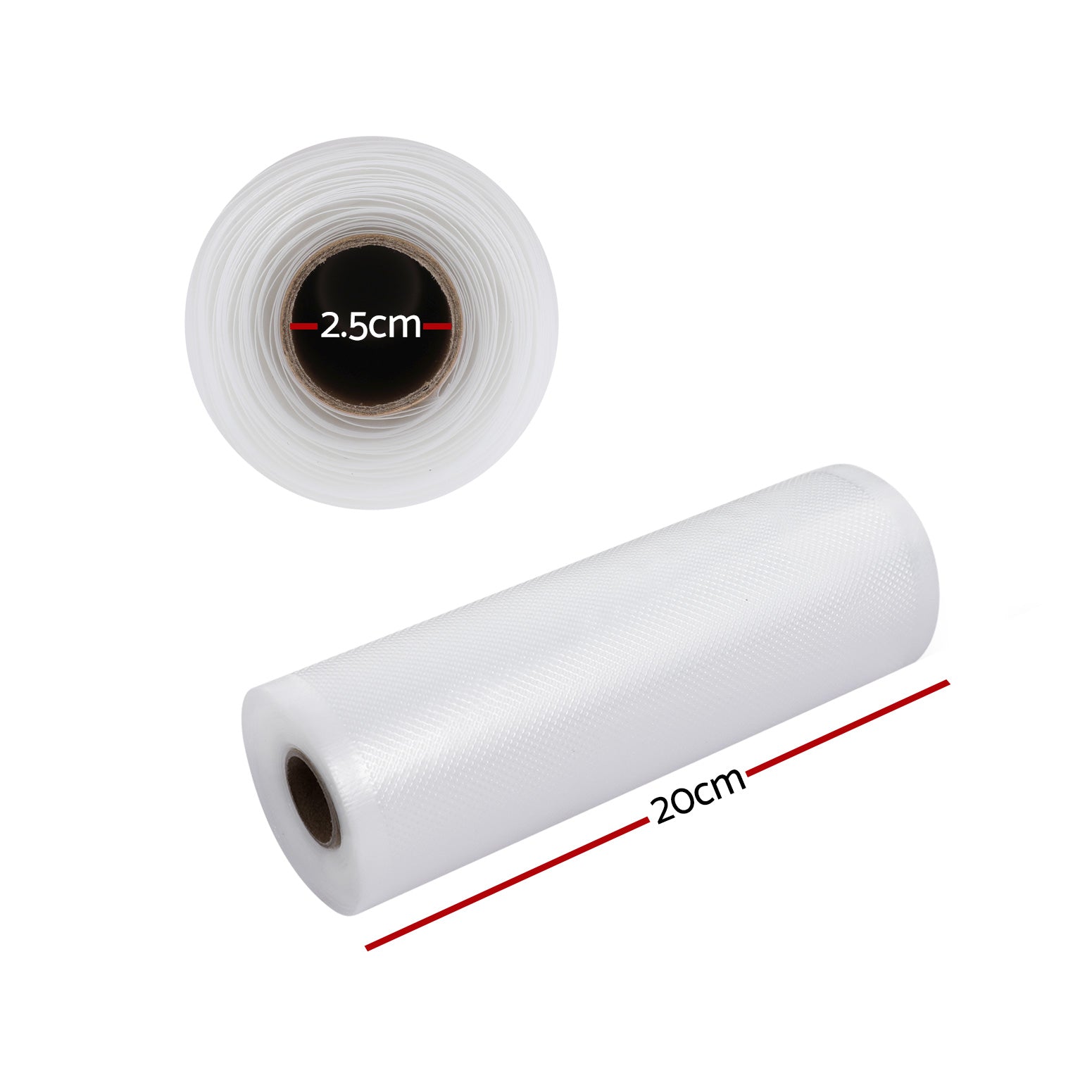 2 Rolls Food Vacuum Sealer Bags Storage Saver Heat Sealing Bag Pack 20CMX6M - Home & Garden > Storage - Rivercity House & Home Co. (ABN 18 642 972 209) - Affordable Modern Furniture Australia