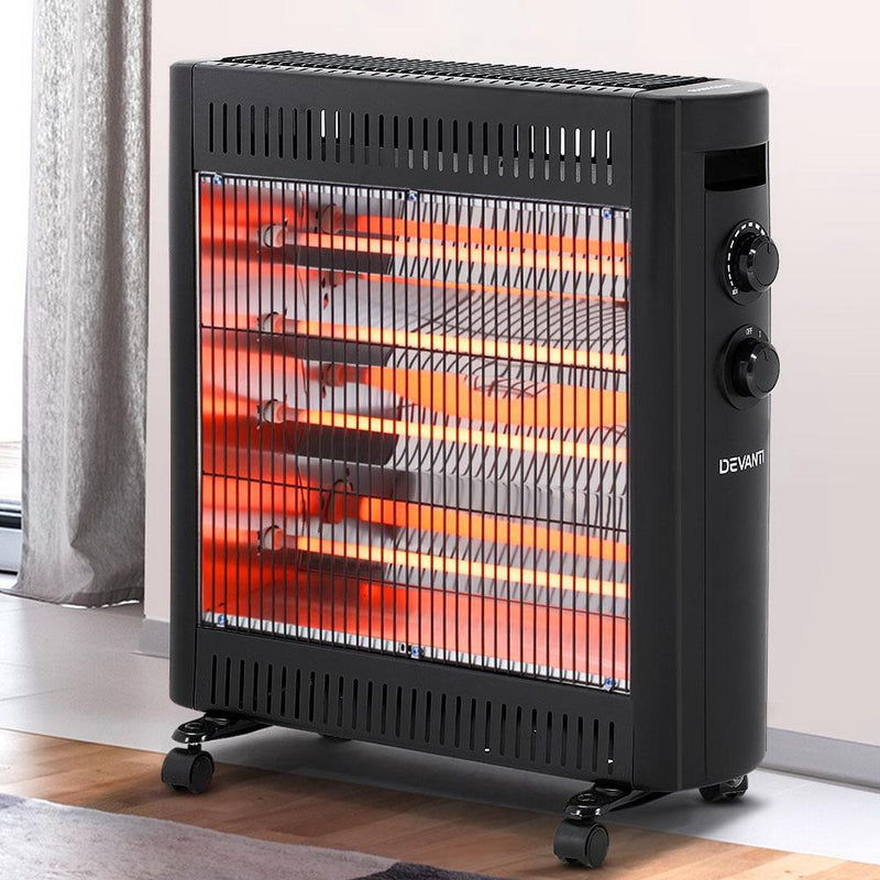 2200W Infrared Radiant Heater Portable Electric Convection Heating Panel - Rivercity House & Home Co. (ABN 18 642 972 209) - Affordable Modern Furniture Australia