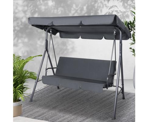 Seater Outdoor Swing Chair (Grey)