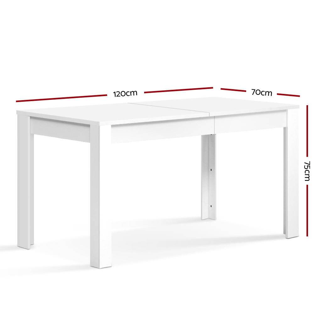 4-6 Seater Natu Dining Table - White - Rivercity House & Home Co. (ABN 18 642 972 209) - Affordable Modern Furniture Australia