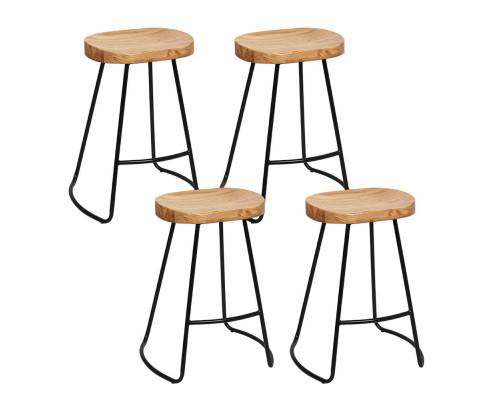 4 x Vintage Tractor Stool Bar Stools - 65cm - Rivercity House & Home Co. (ABN 18 642 972 209) - Affordable Modern Furniture Australia